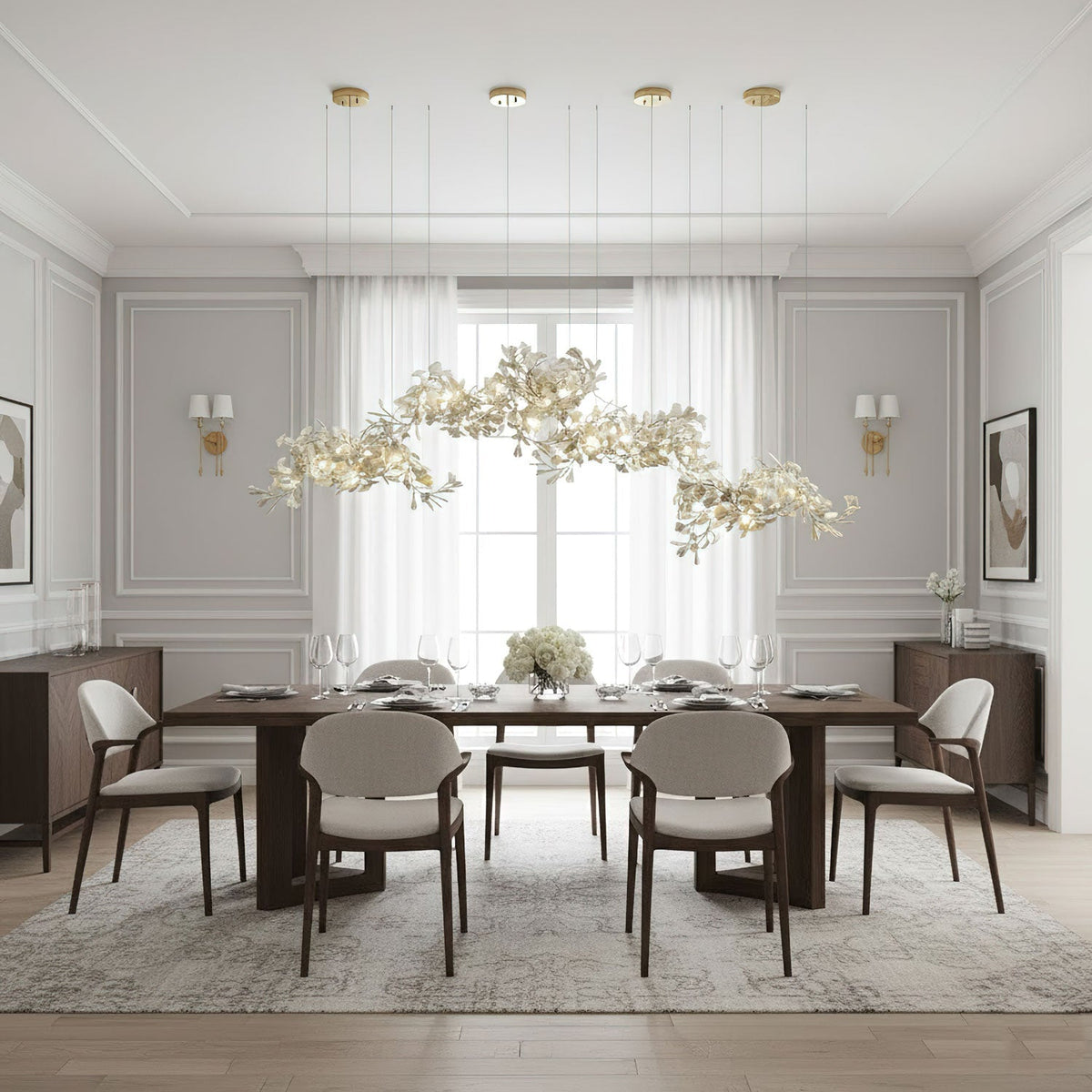 Ginkgo kroonluchter Cluster