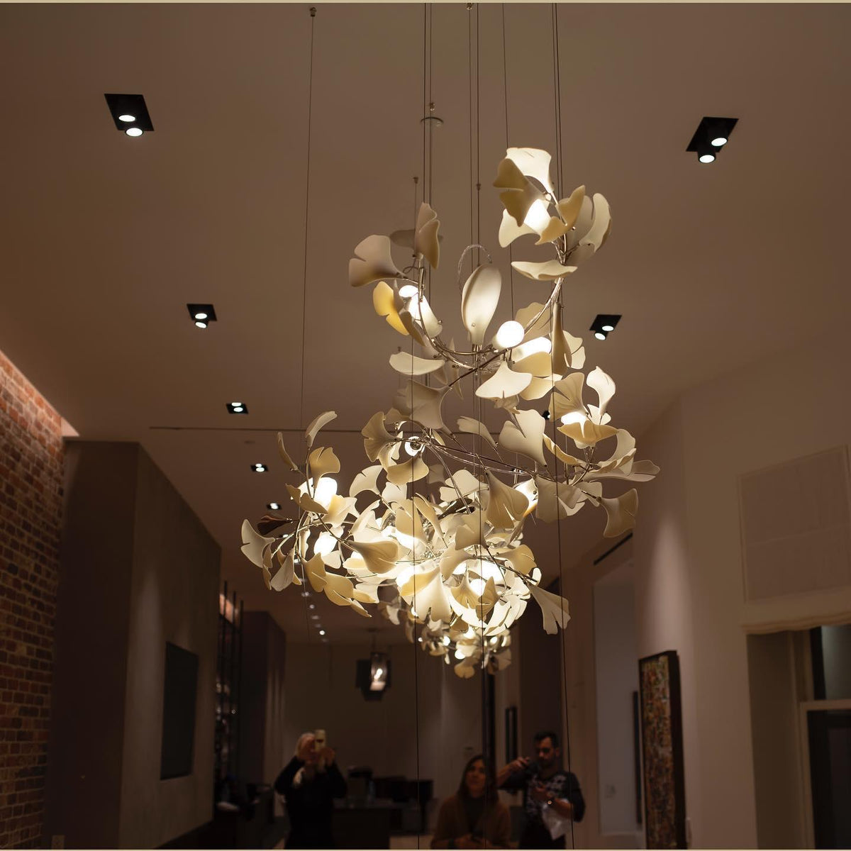 Ceroraine Kroonluchter Gingko A Porselein LED Modern