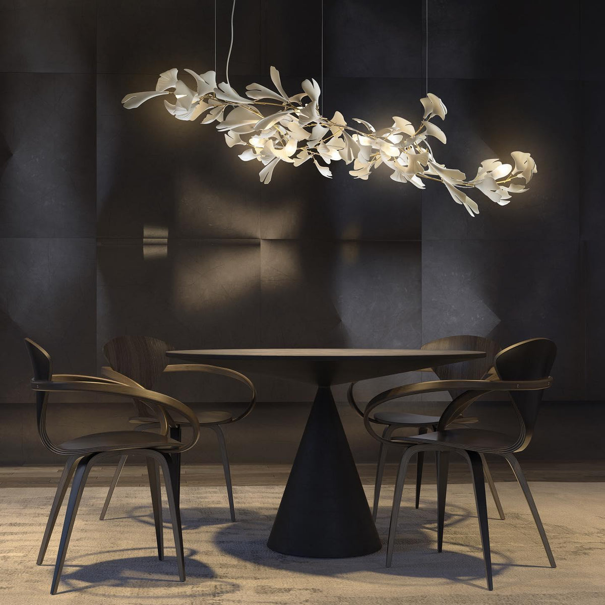 Ceroraine Kroonluchter Gingko A Porselein LED Modern