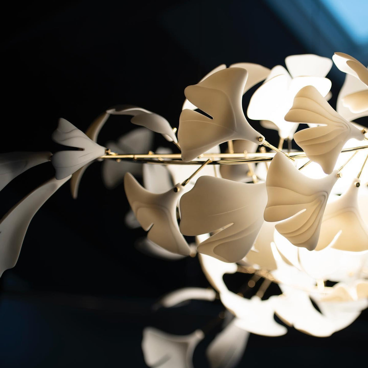 Ceroraine Kroonluchter Gingko A Porselein LED Modern