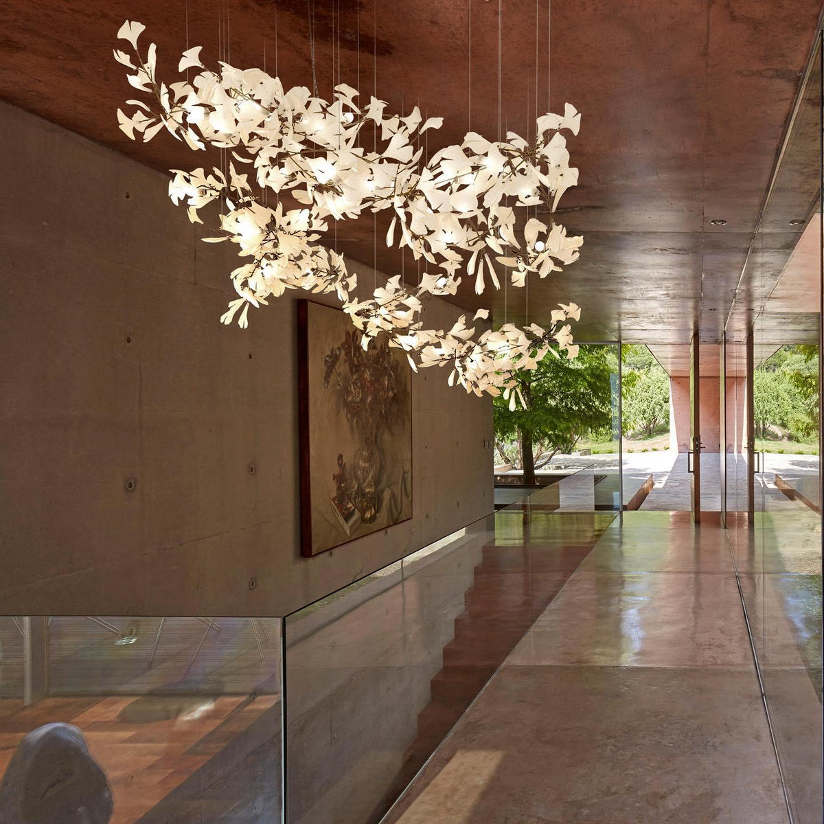 Ceroraine Kroonluchter Gingko A Porselein LED Modern