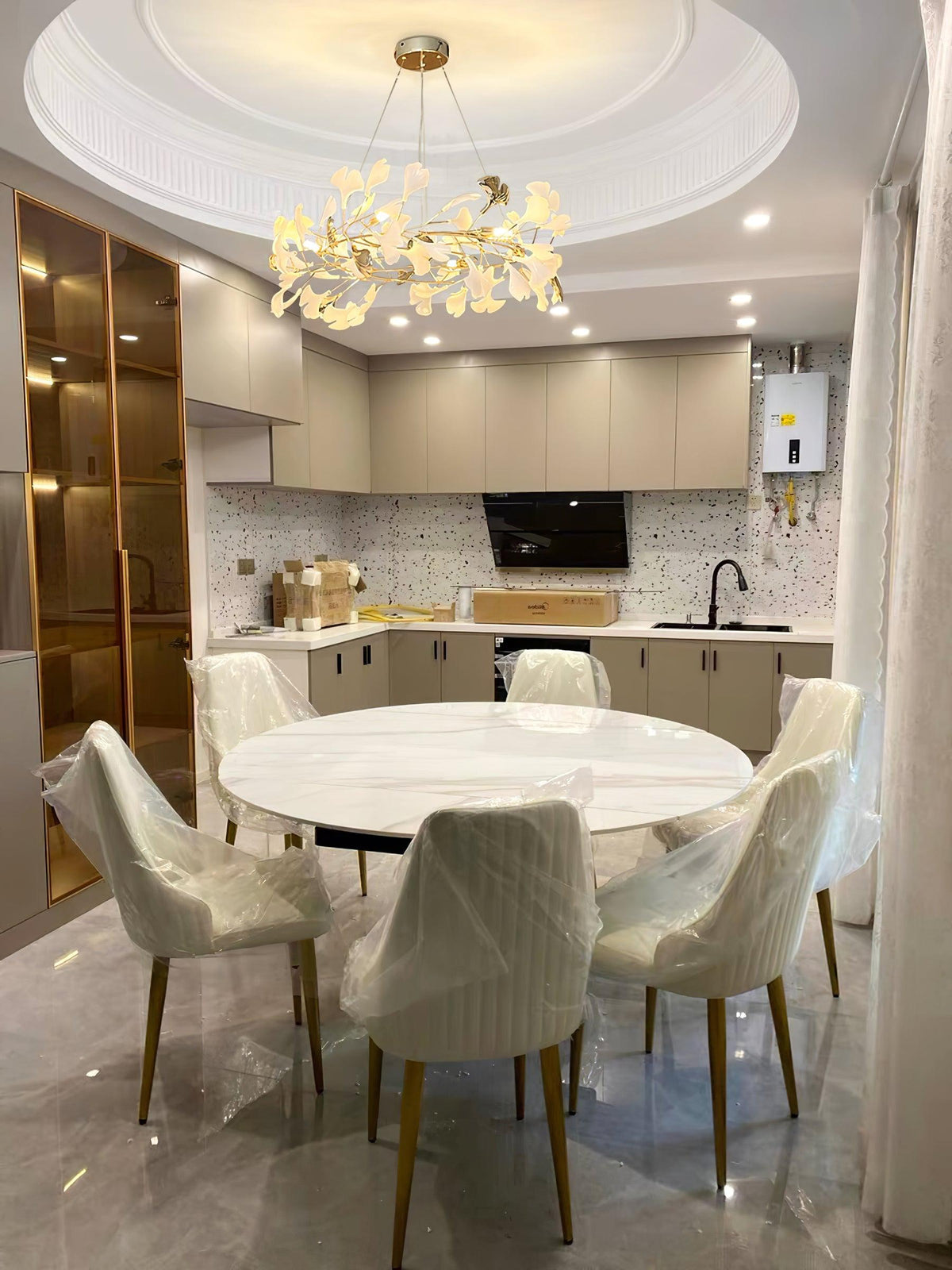 Orelalella Gingko LED kroonluchter met tak