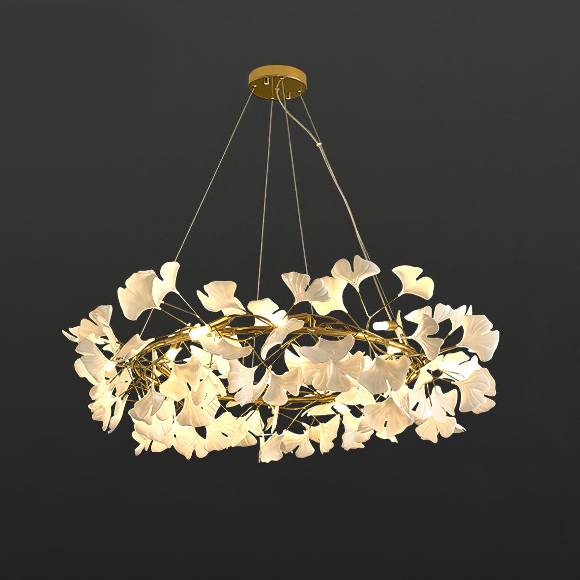 Orelalella Gingko LED kroonluchter met tak