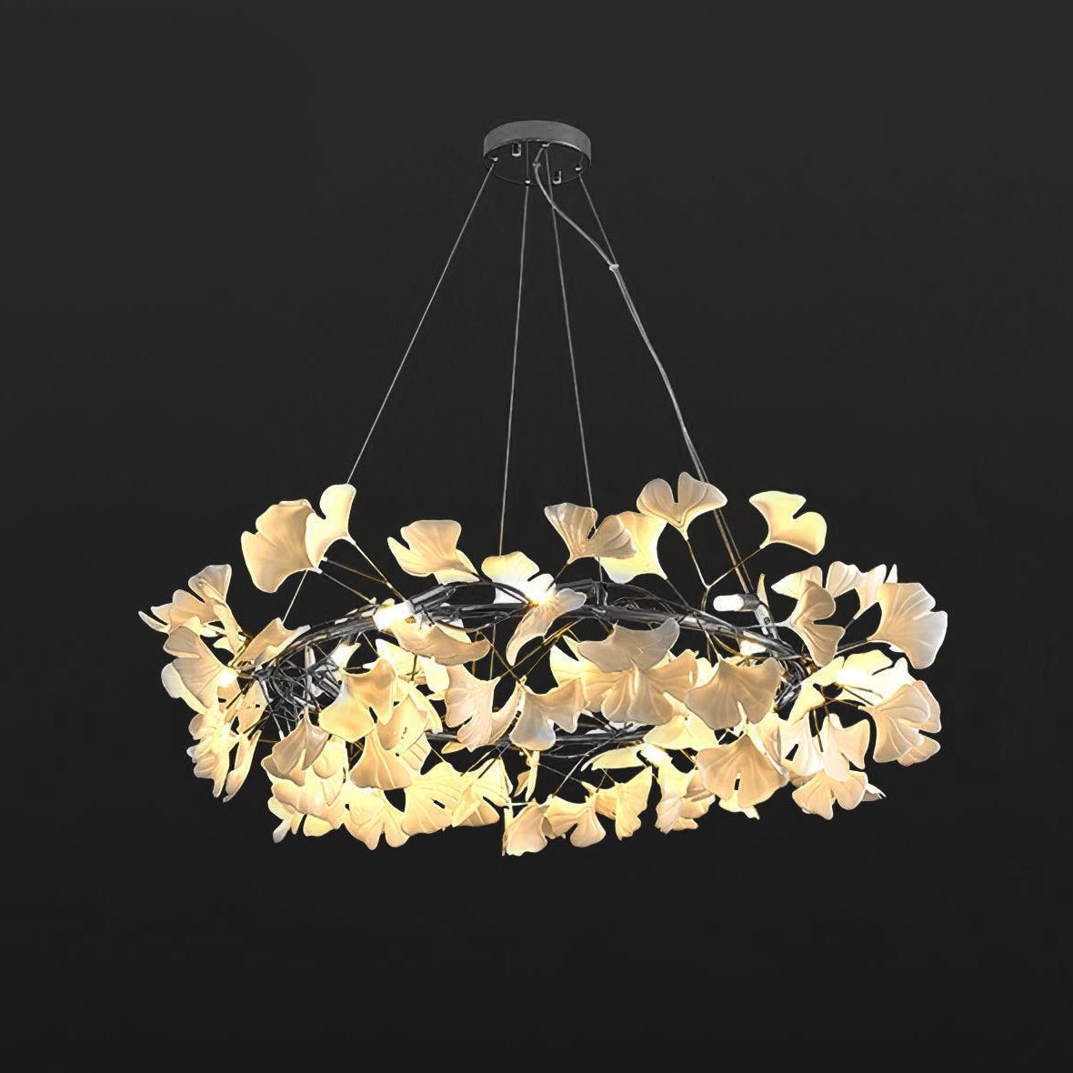 Orelalella Gingko LED kroonluchter met tak
