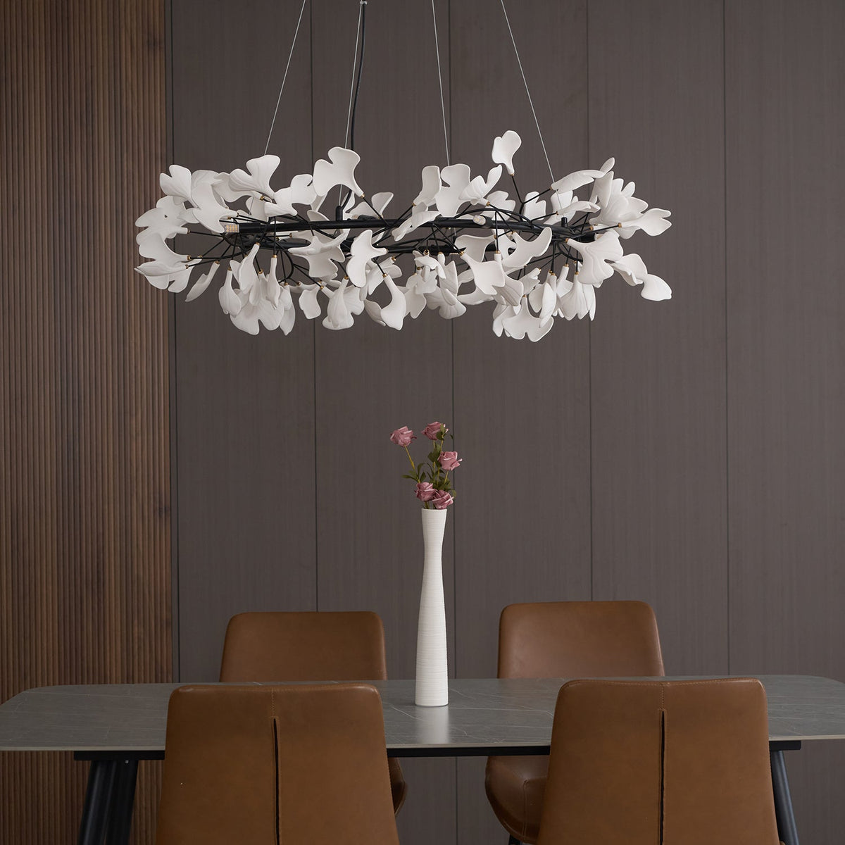 Orelalella Gingko LED kroonluchter met tak