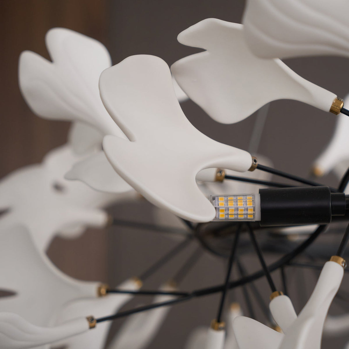 Orelalella Gingko LED kroonluchter met tak
