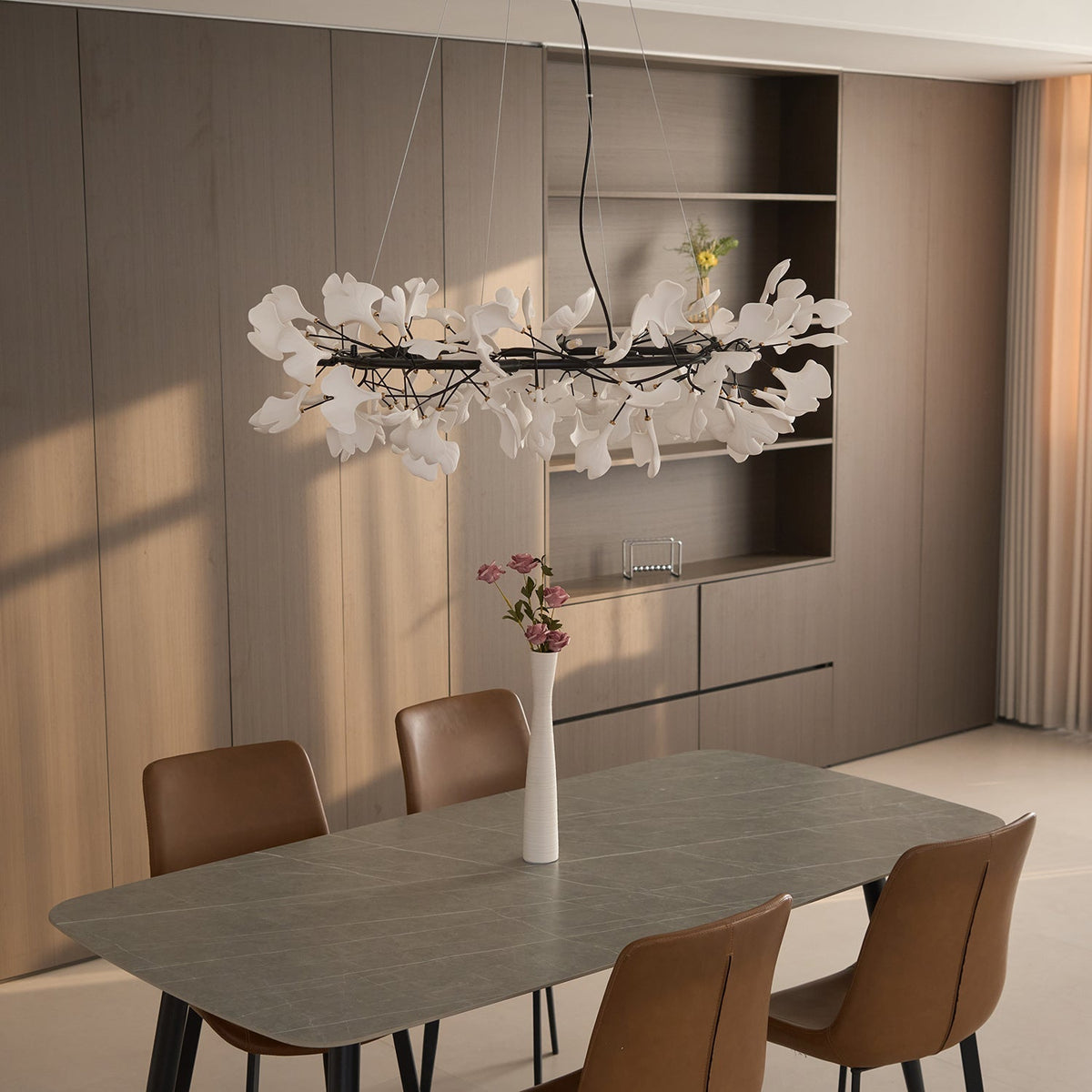 Orelalella Gingko LED kroonluchter met tak