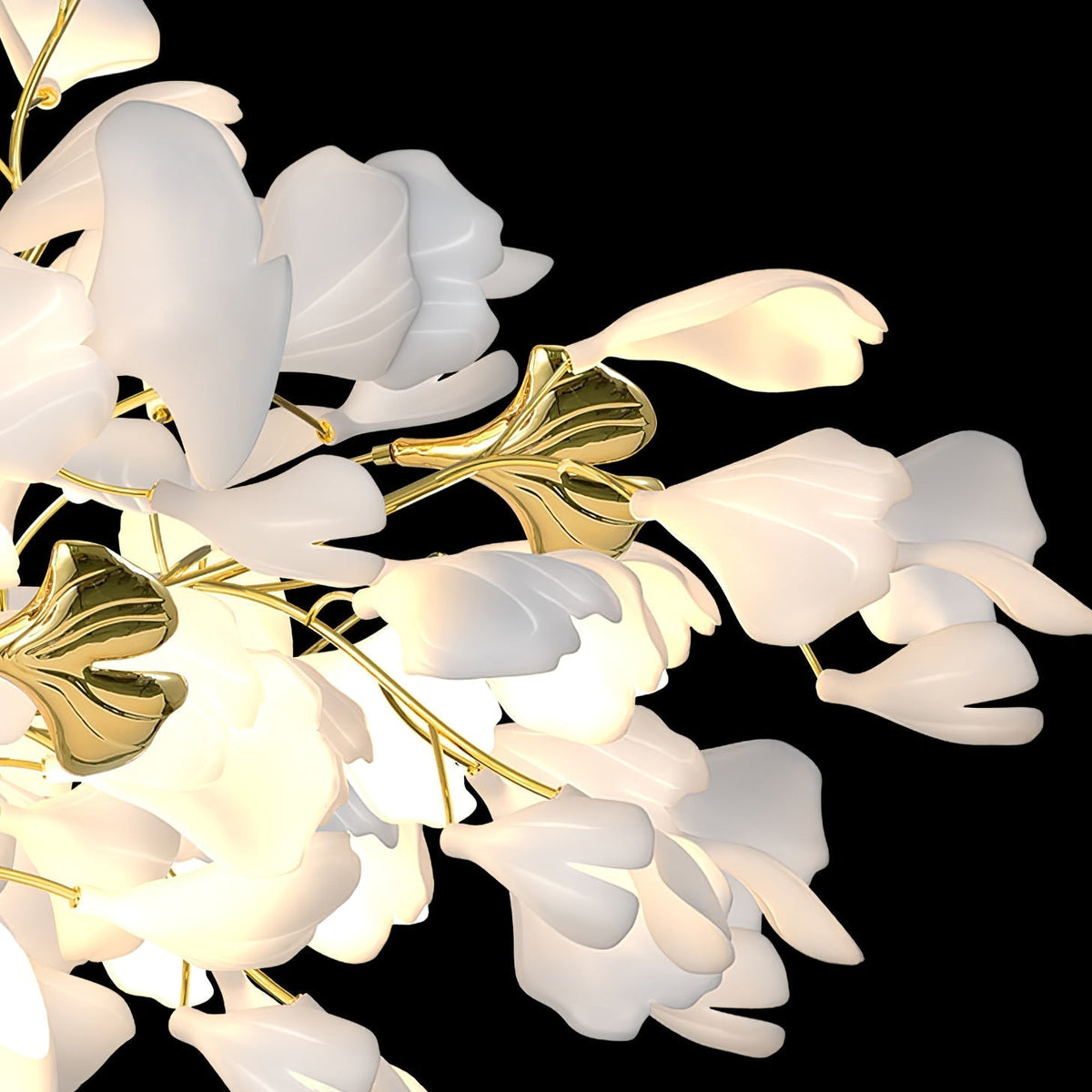Ivmarel Gingko Long Branch Ceramics Kroonluchter