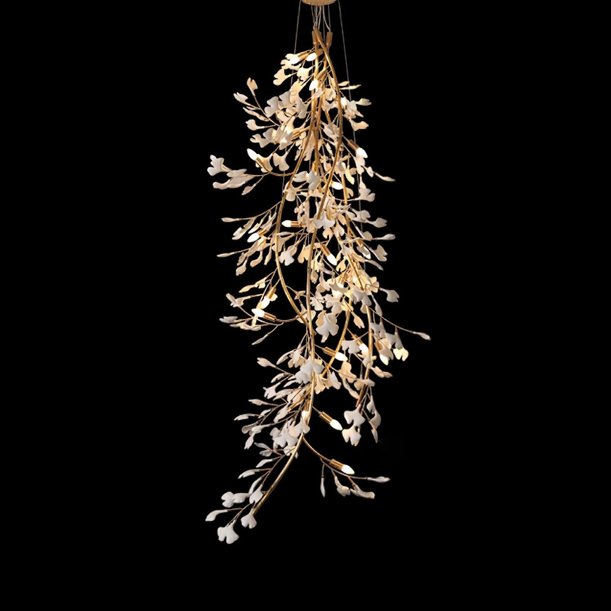 Ivmarel Gingko Long Branch Ceramics Kroonluchter