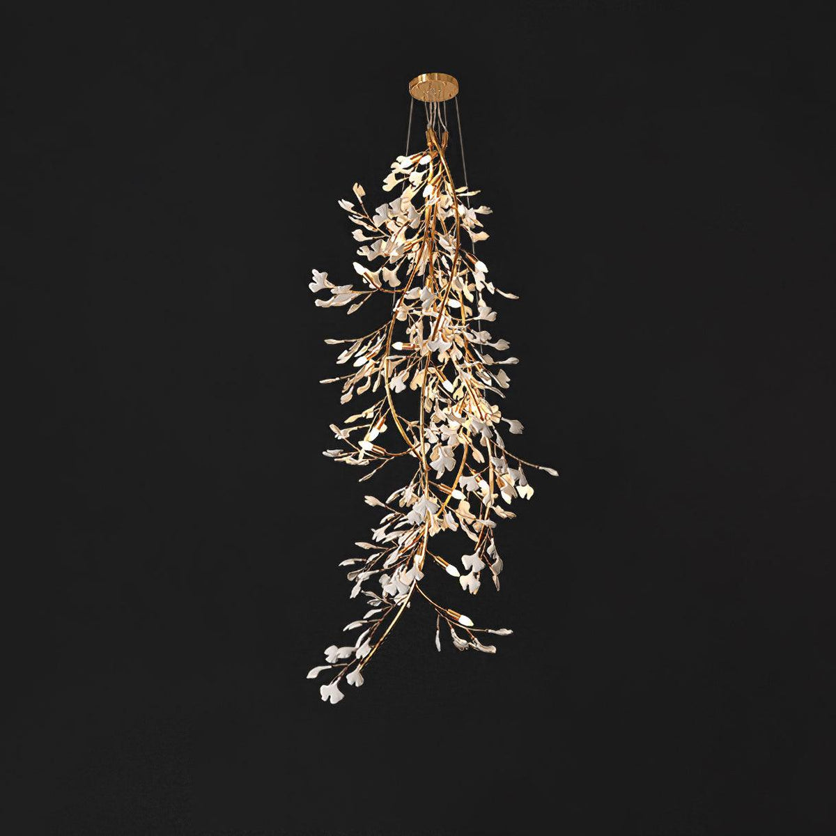 Ivmarel Gingko Long Branch Ceramics Kroonluchter