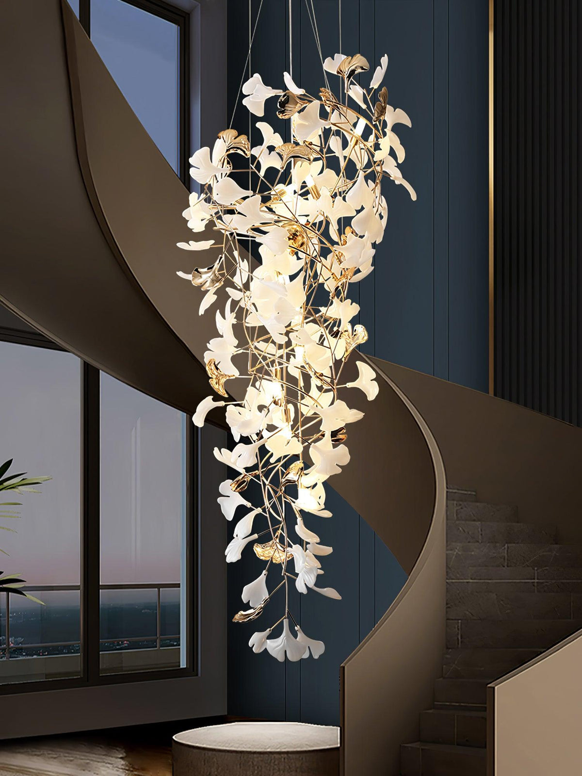 Claire luxe Gingko Kroonluchter