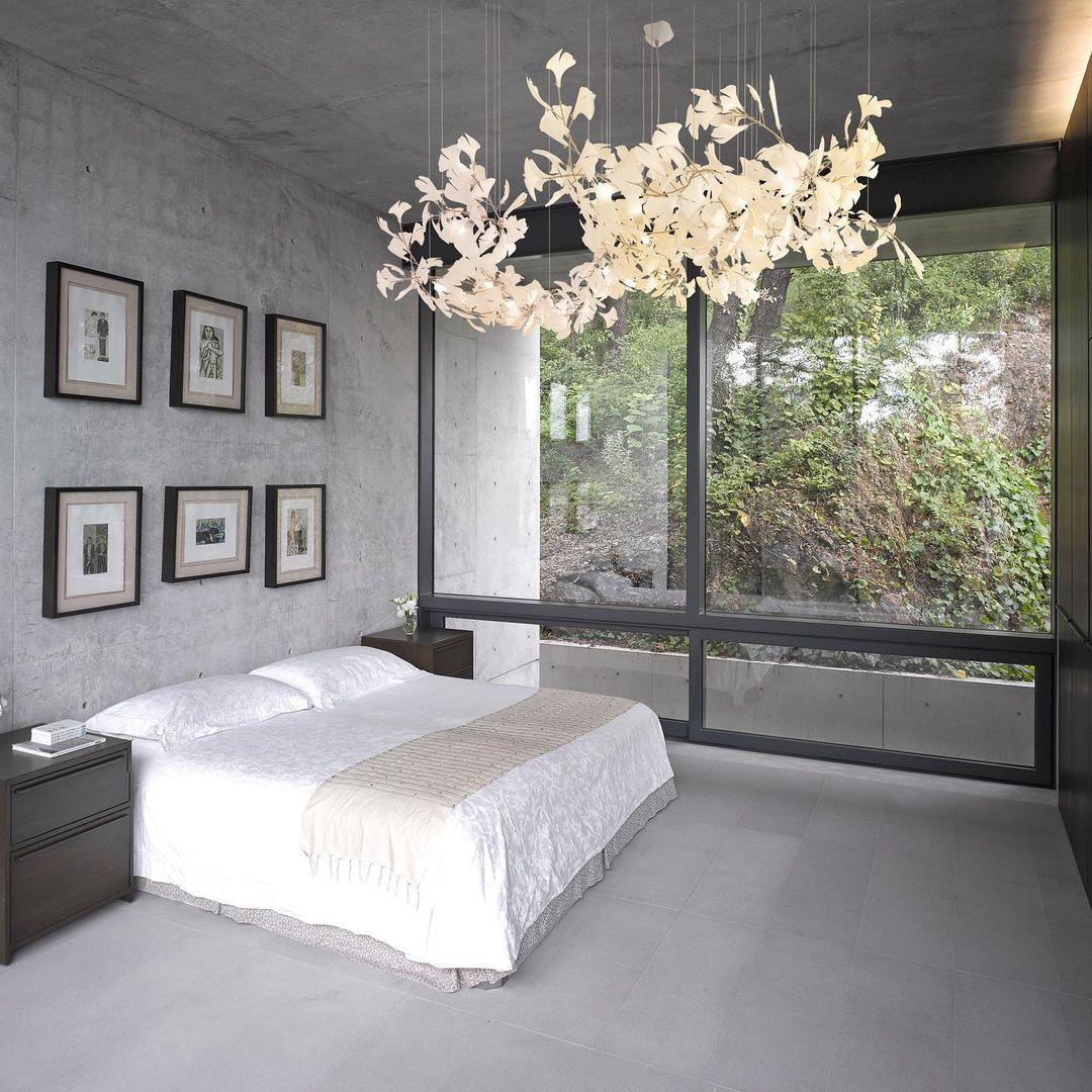Calix Kroonluchter Frame Keramisch Gingko Bladkap Wit Goud Modern