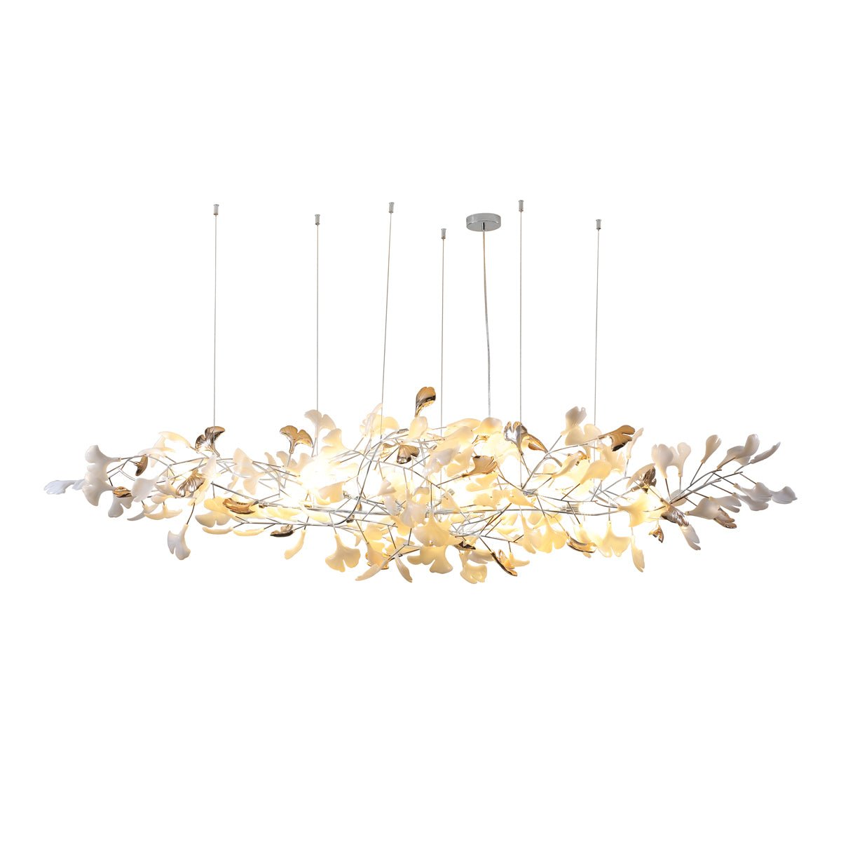 Sovell Postmodern luxe Ginkgo Cloud Ceramics Kroonluchter