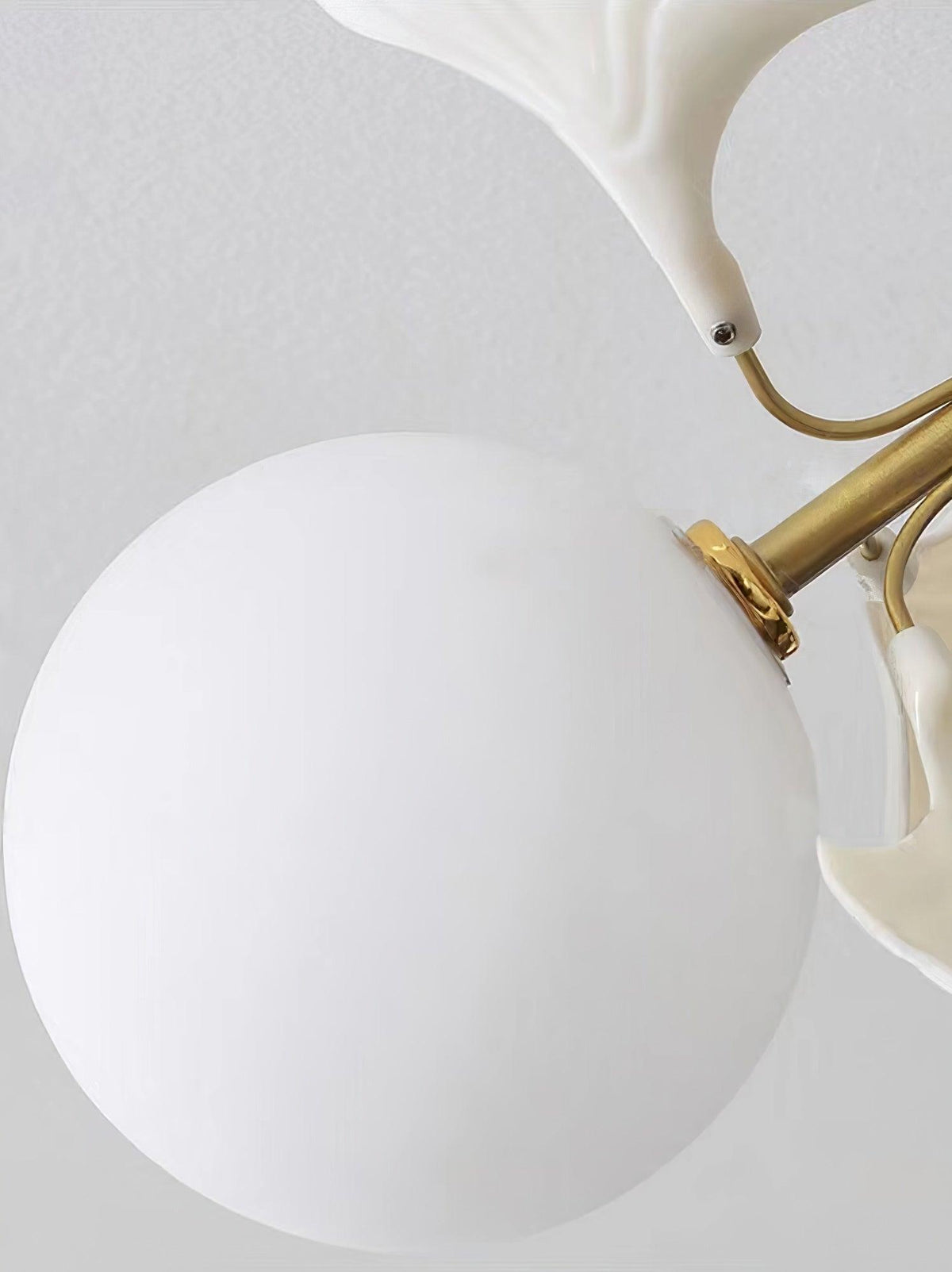 Celalaya plafondlamp Ginkgo glas voor woonkamer