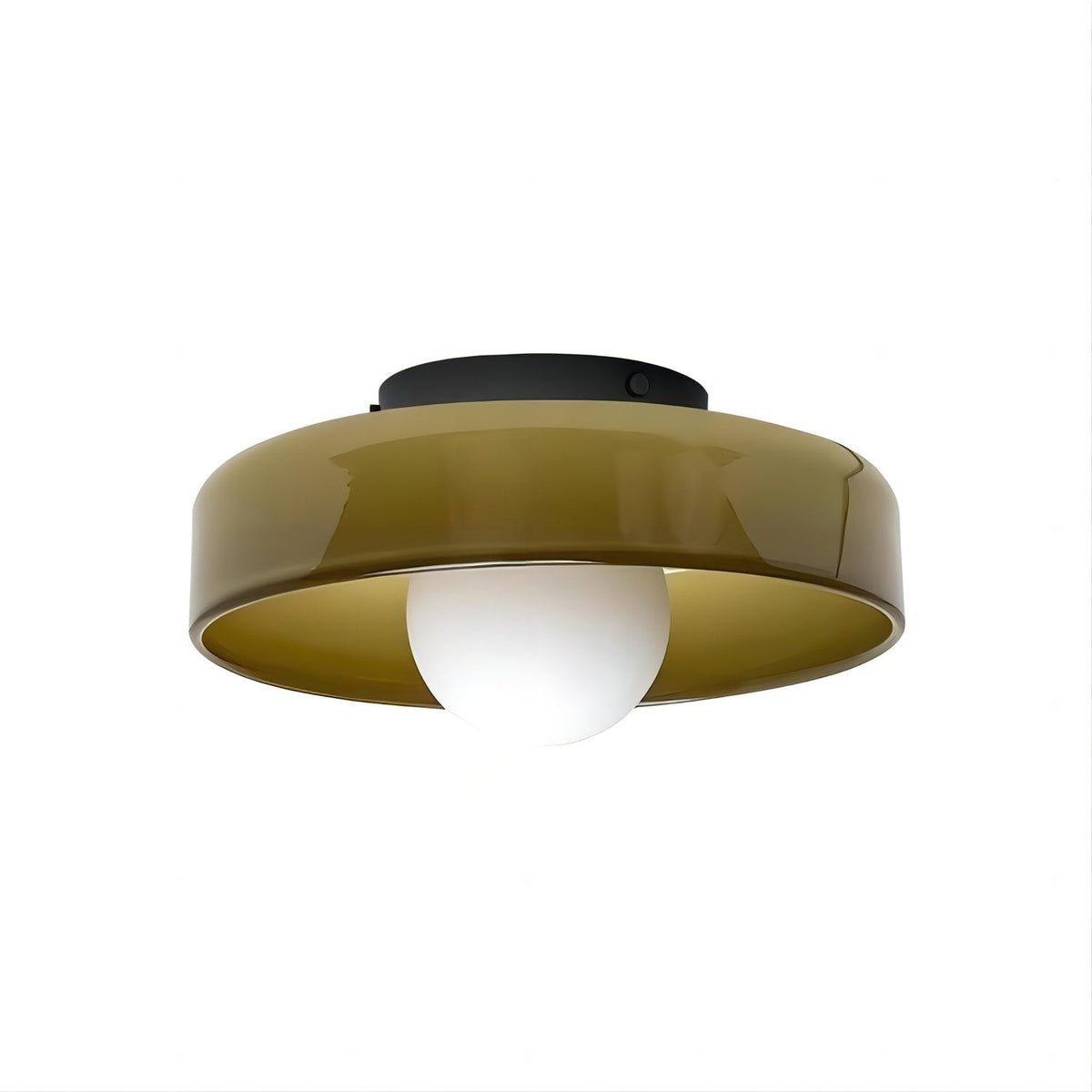 Diroxen plafondlamp oranje ring speels sculpturaal