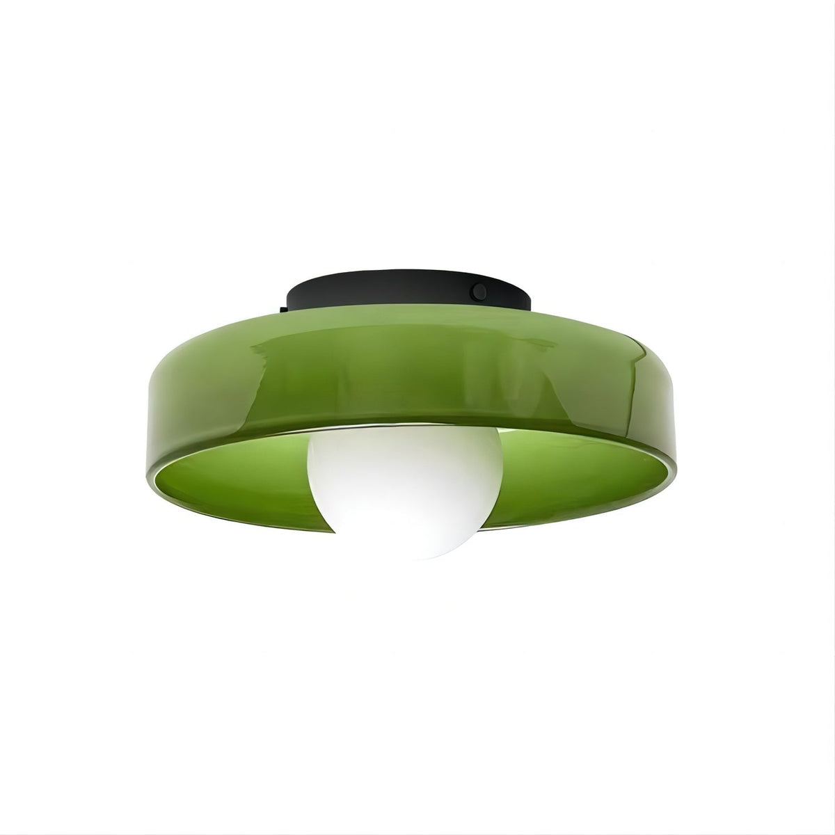 Diroxen plafondlamp oranje ring speels sculpturaal