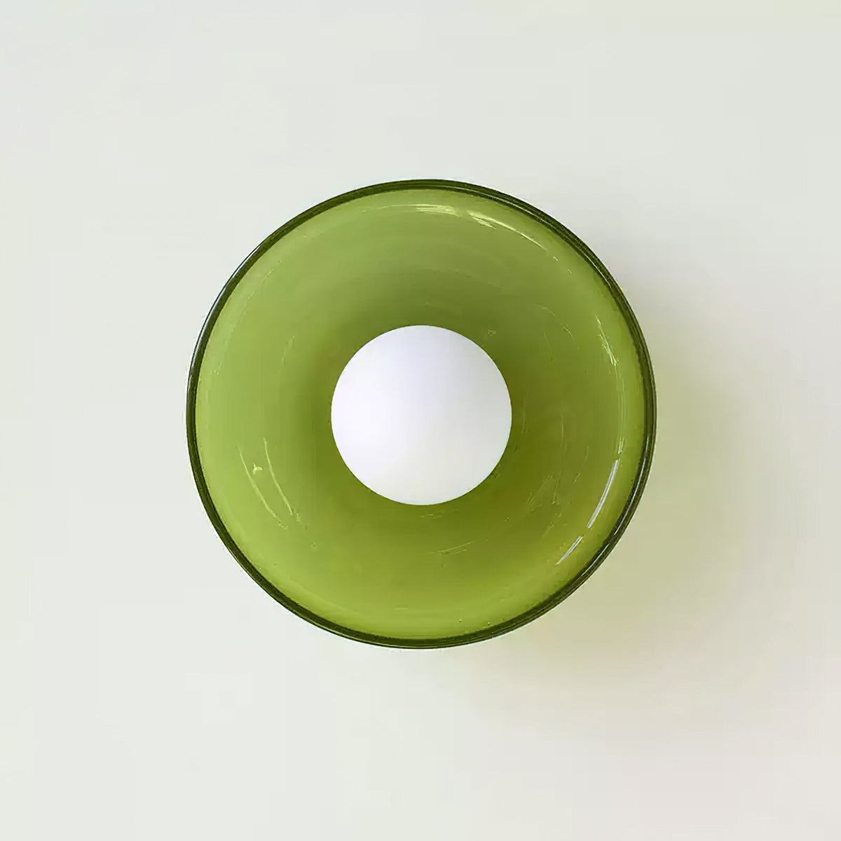Diroxen plafondlamp oranje ring speels sculpturaal