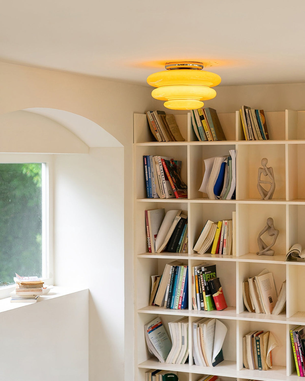 Miroel oranje plafondlamp