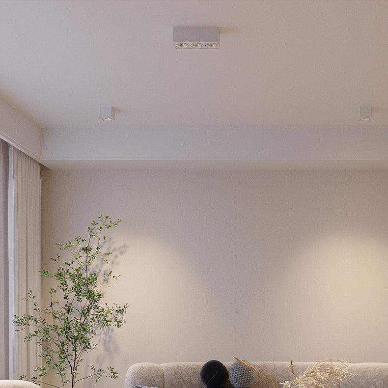 Devely Spotlight Vlakke Plafondmontage Dubbele LED Hoekige Minimalistische