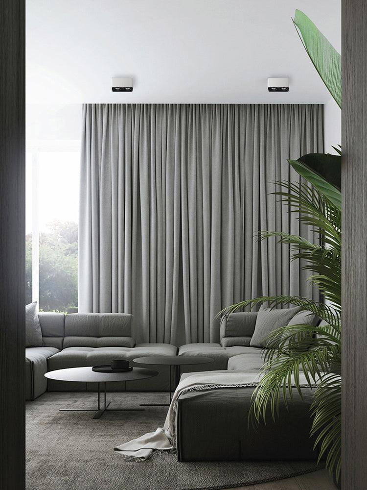 Devely Spotlight Vlakke Plafondmontage Dubbele LED Hoekige Minimalistische