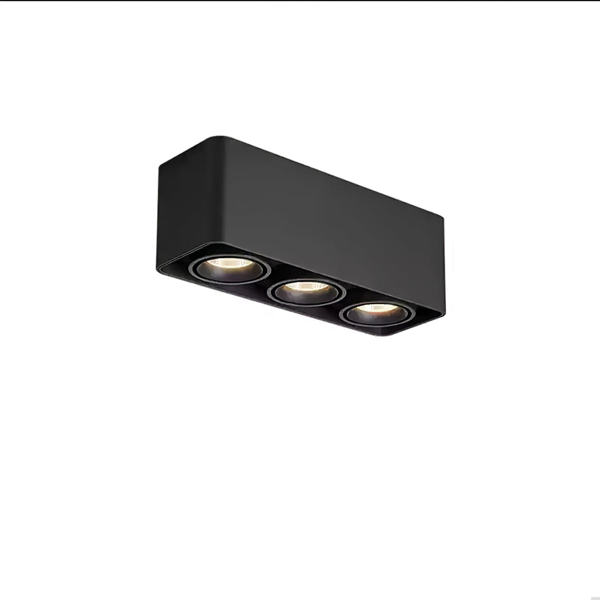 Devely Spotlight Vlakke Plafondmontage Dubbele LED Hoekige Minimalistische