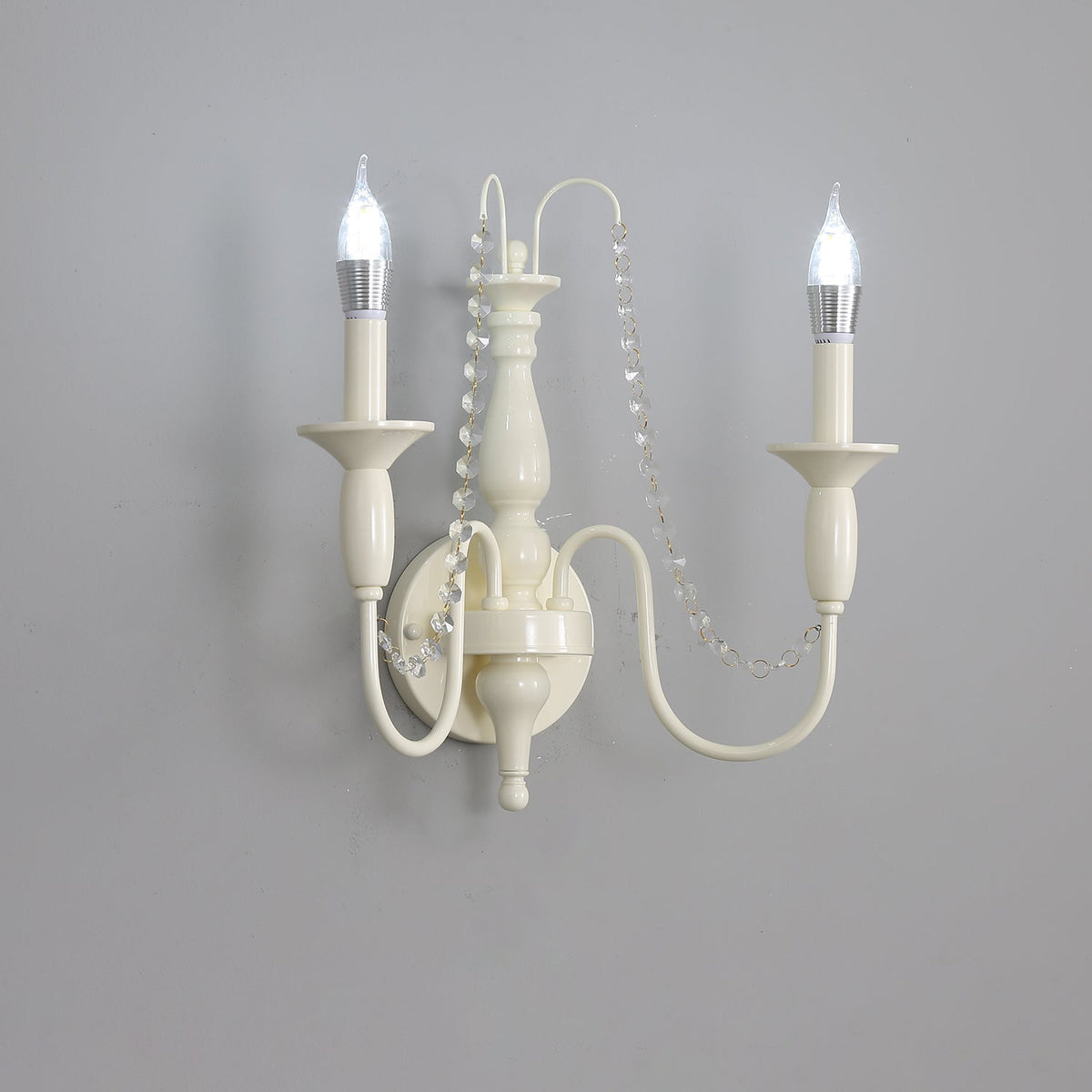 Vatalisra Vintage Industriële wandlamp met glas
