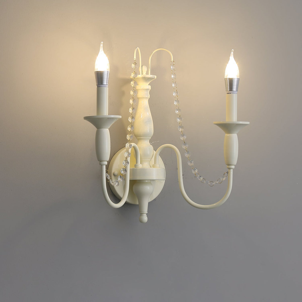 Vatalisra Vintage Industriële wandlamp met glas