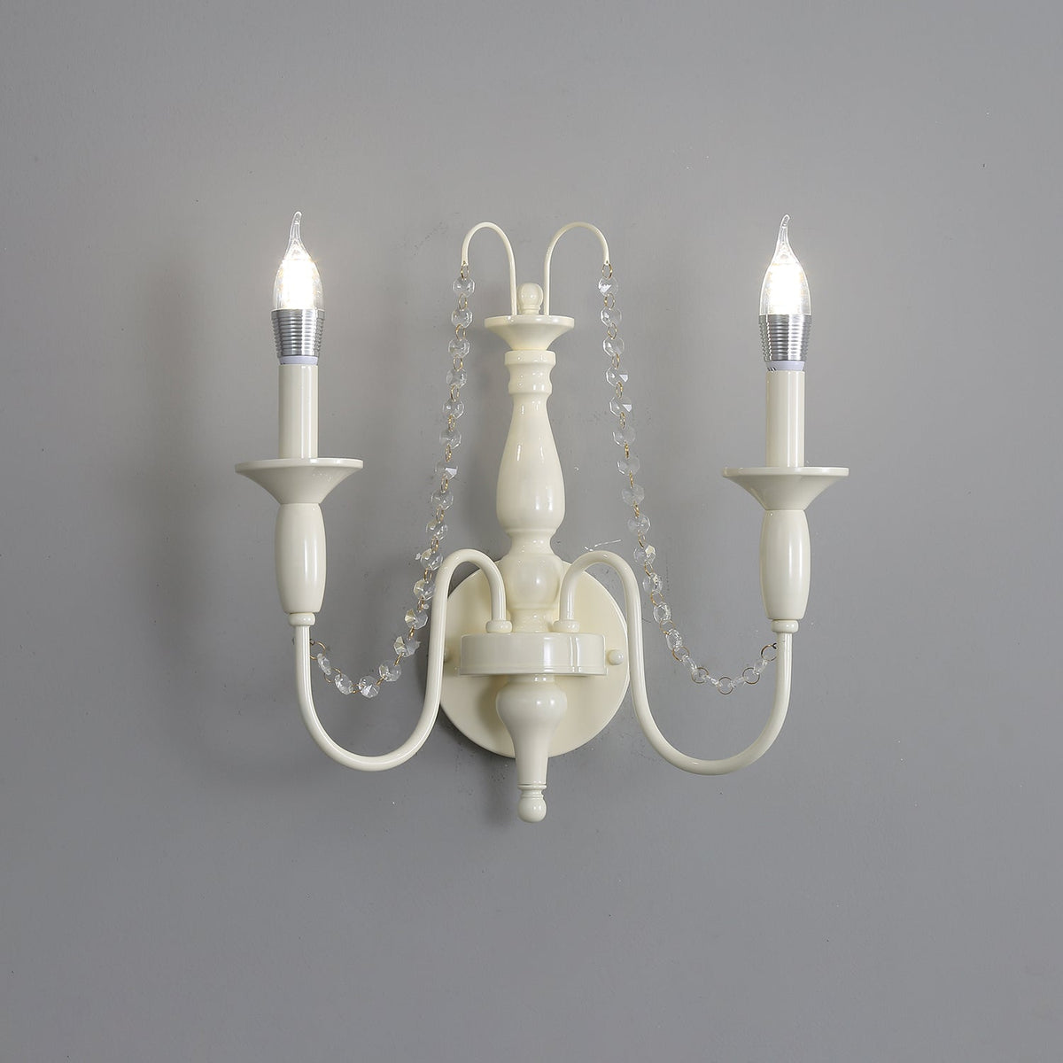 Vatalisra Vintage Industriële wandlamp met glas