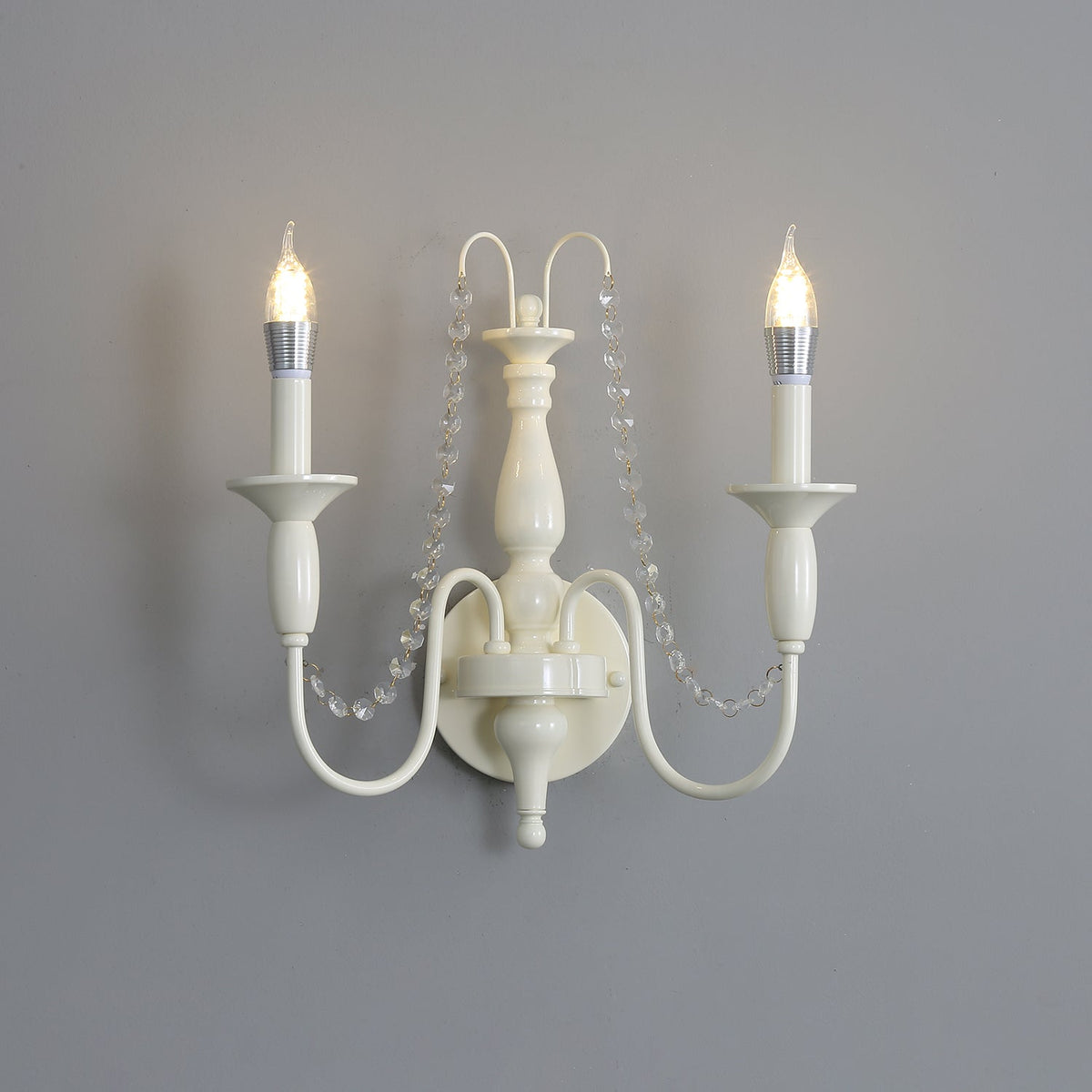 Vatalisra Vintage Industriële wandlamp met glas