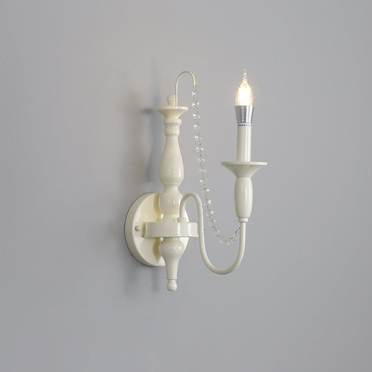 Vatalisra Vintage Industriële wandlamp met glas