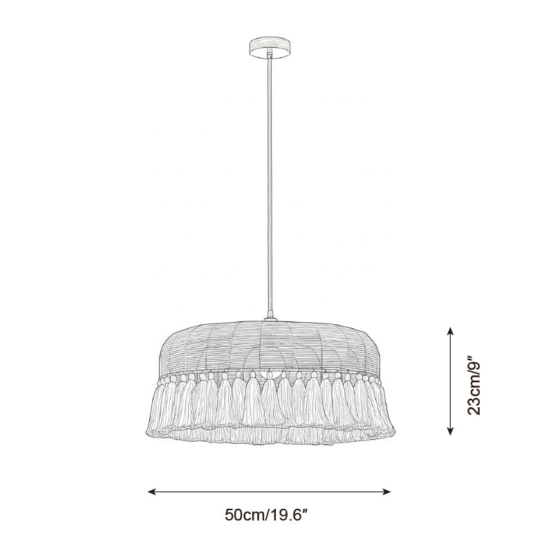 Tassel hanglamp