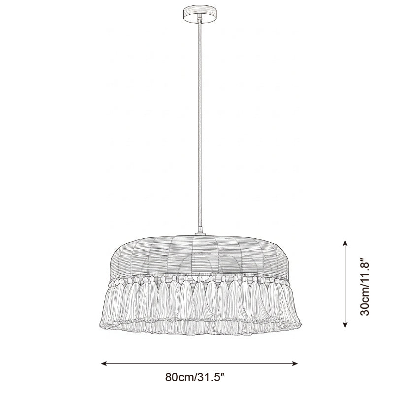 Tassel hanglamp