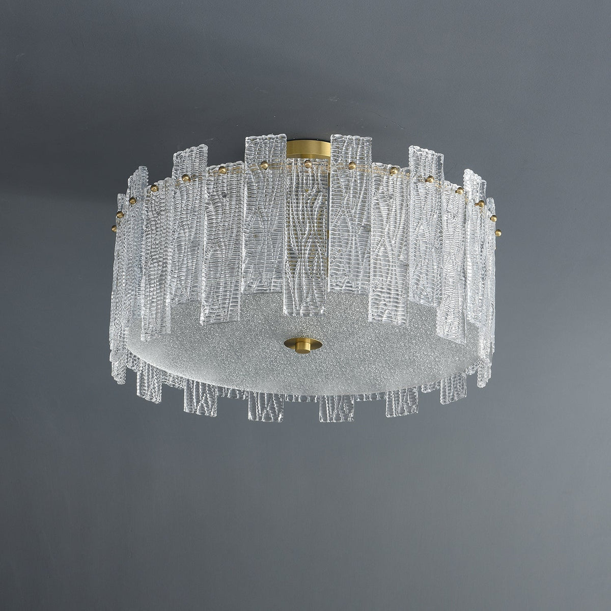 Symiror Postmodern Luxe messing glas plafondlamp