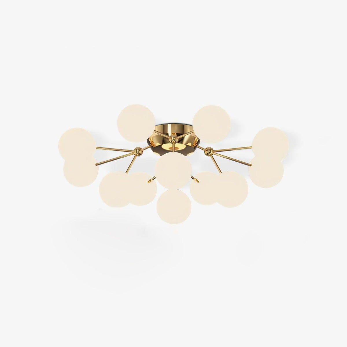 Veloel luxe glazen plafondlamp