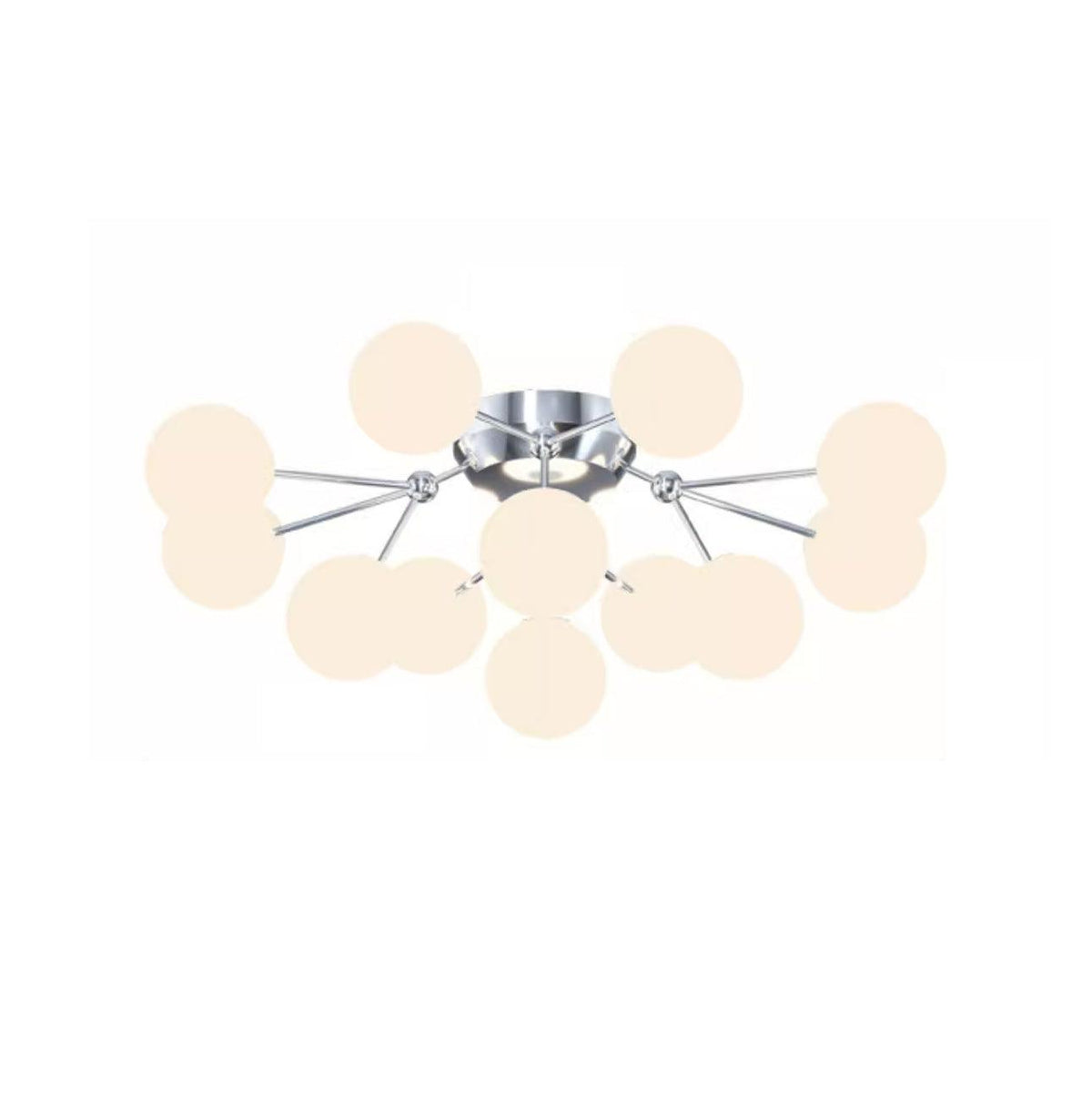 Veloel luxe glazen plafondlamp