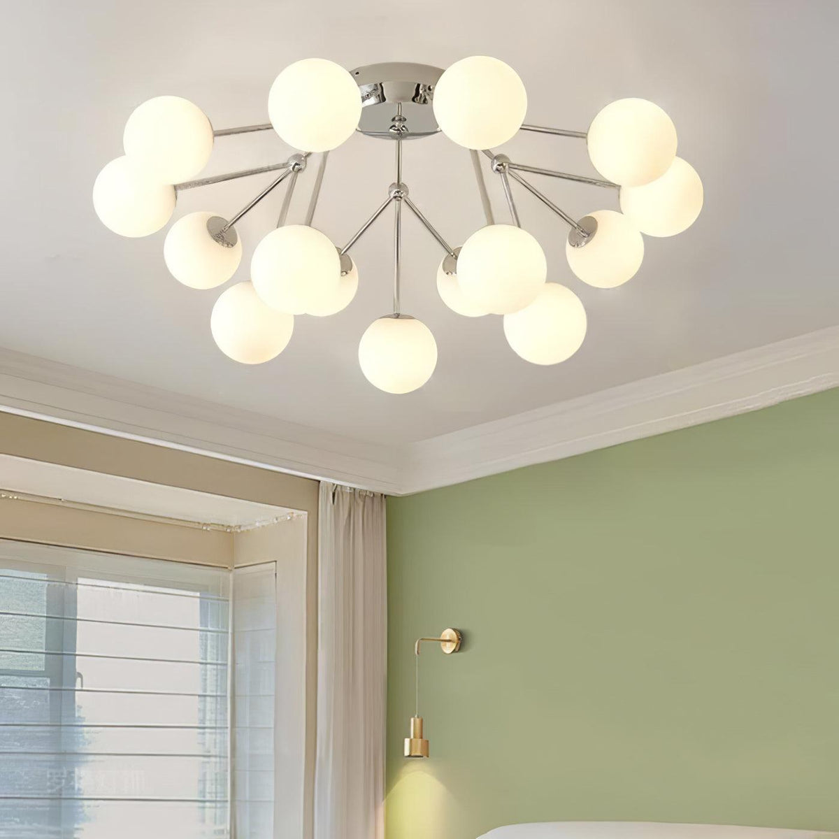 Veloel luxe glazen plafondlamp