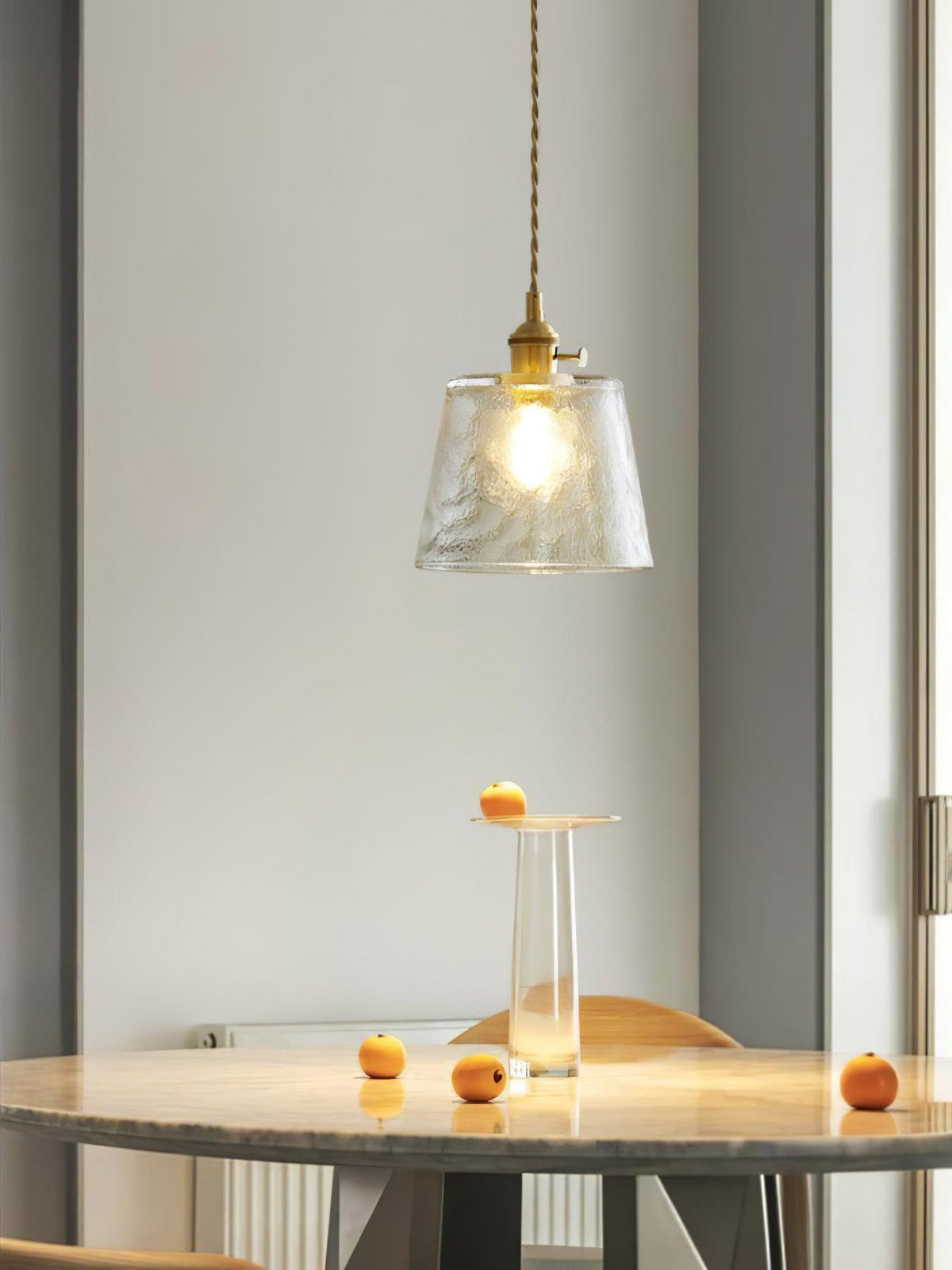 Lioreraya hanglamp van koper glas voor eetkamer