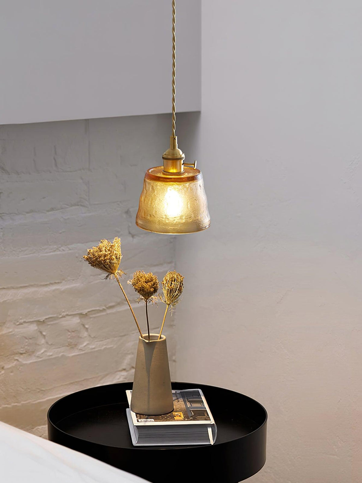Lioreraya hanglamp van koper glas voor eetkamer
