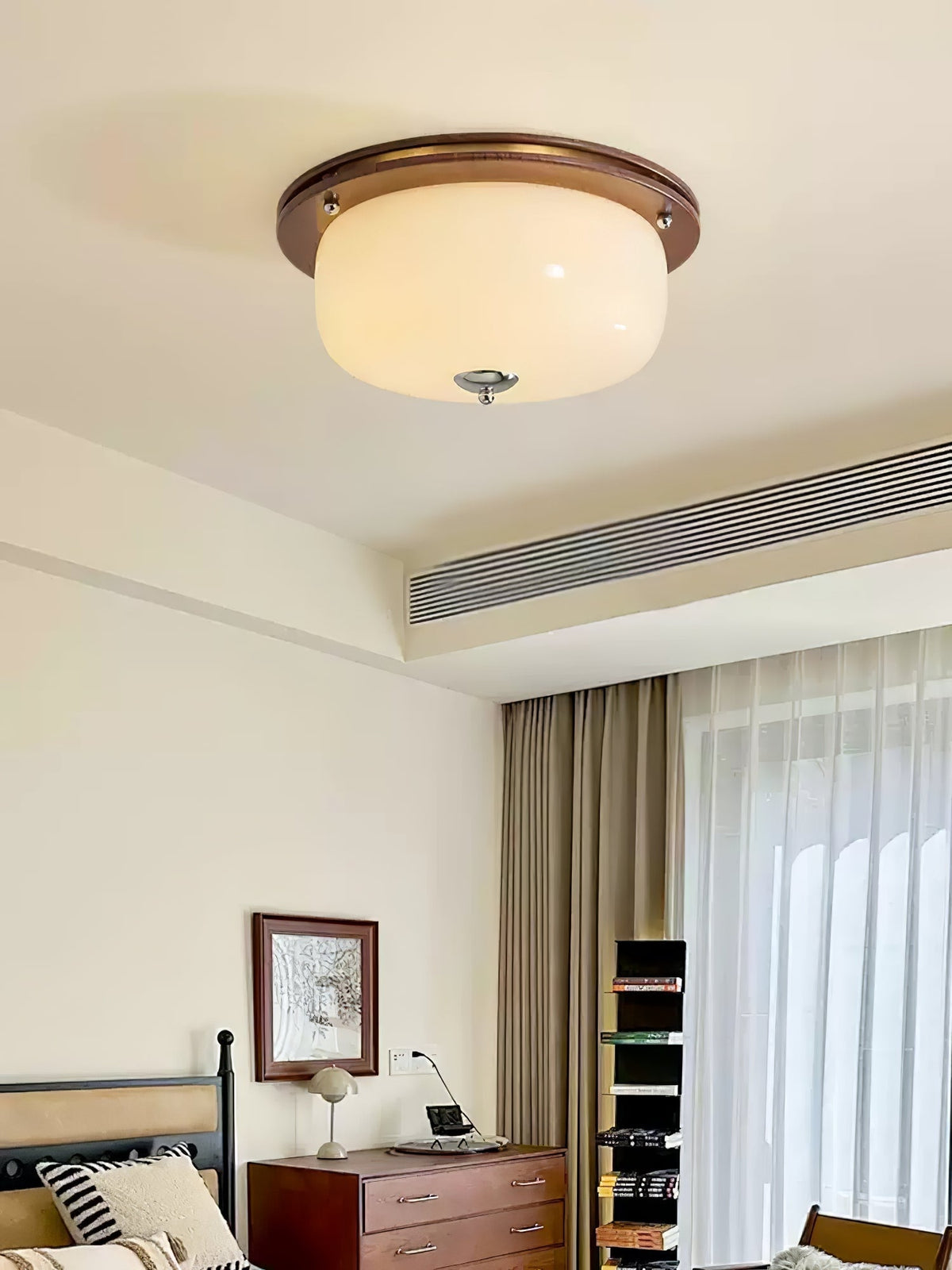 Vetheel Premium Noords Kunstzinnig Koepel Glas Plafondlamp