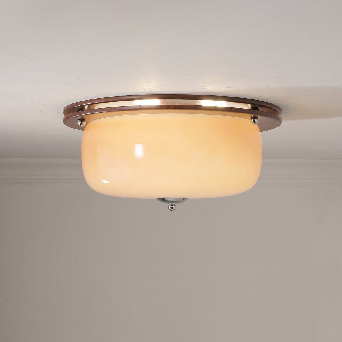 Vetheel Premium Noords Kunstzinnig Koepel Glas Plafondlamp