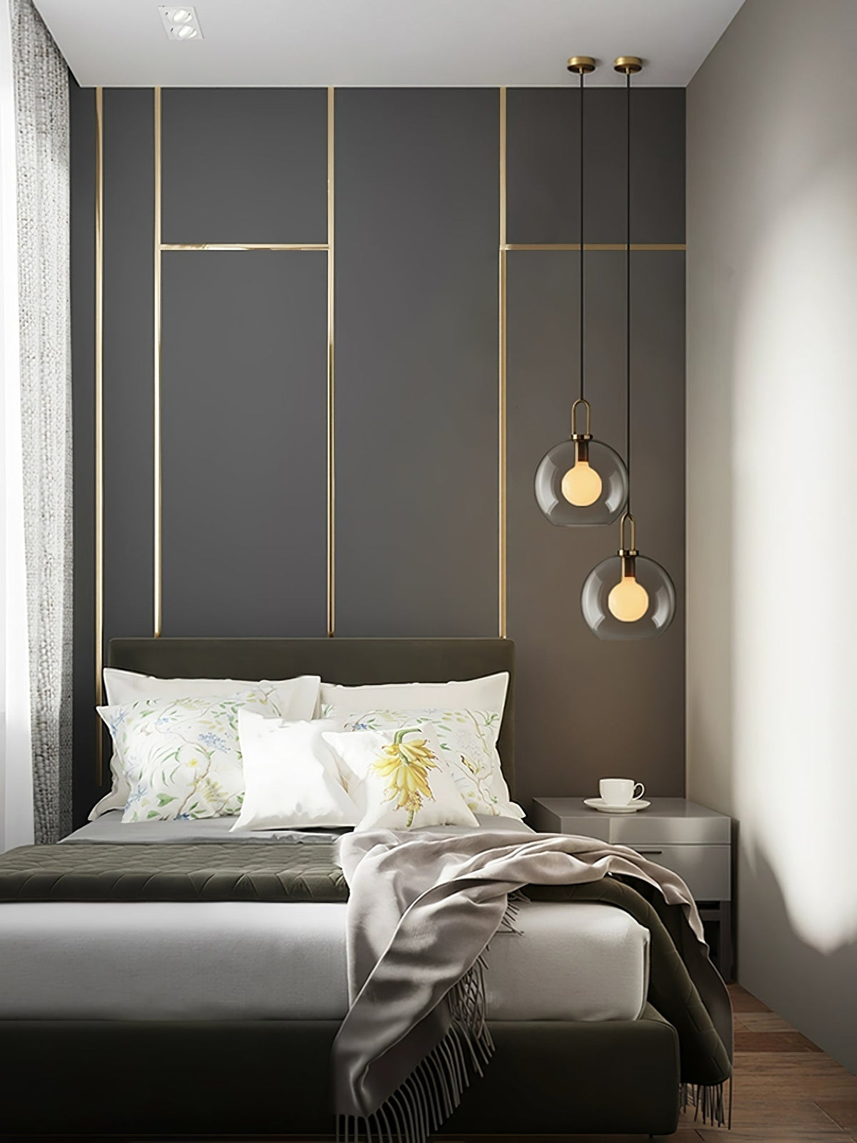 Eirisina hanglamp Pendulum met glazen kap