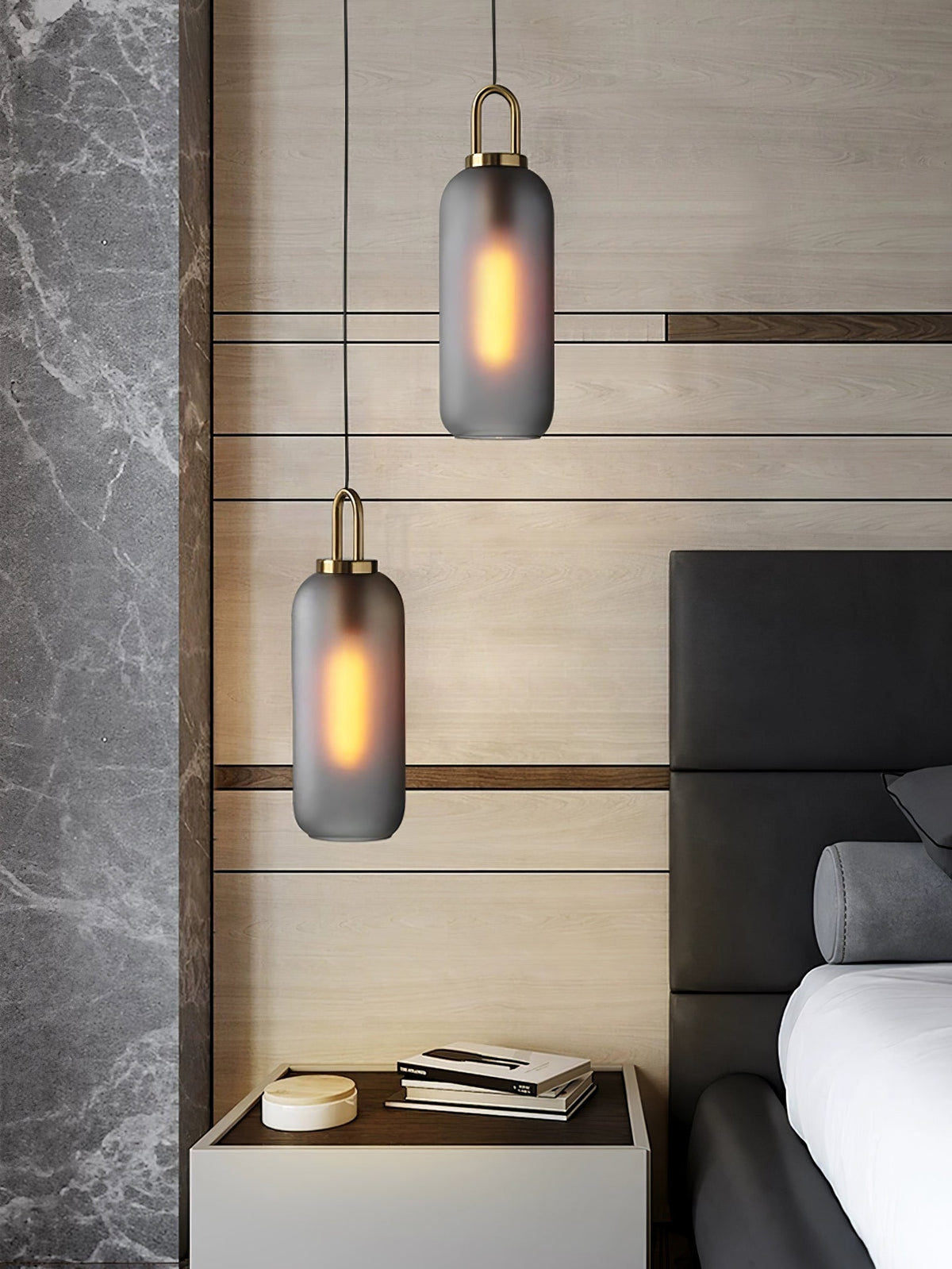 Eirisina hanglamp Pendulum met glazen kap