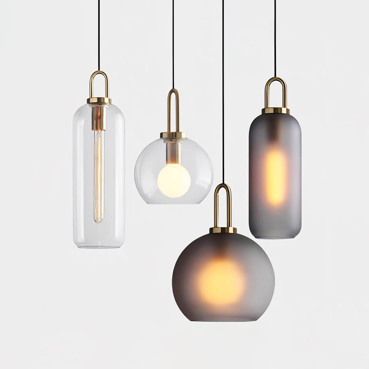 Eirisina hanglamp Pendulum met glazen kap