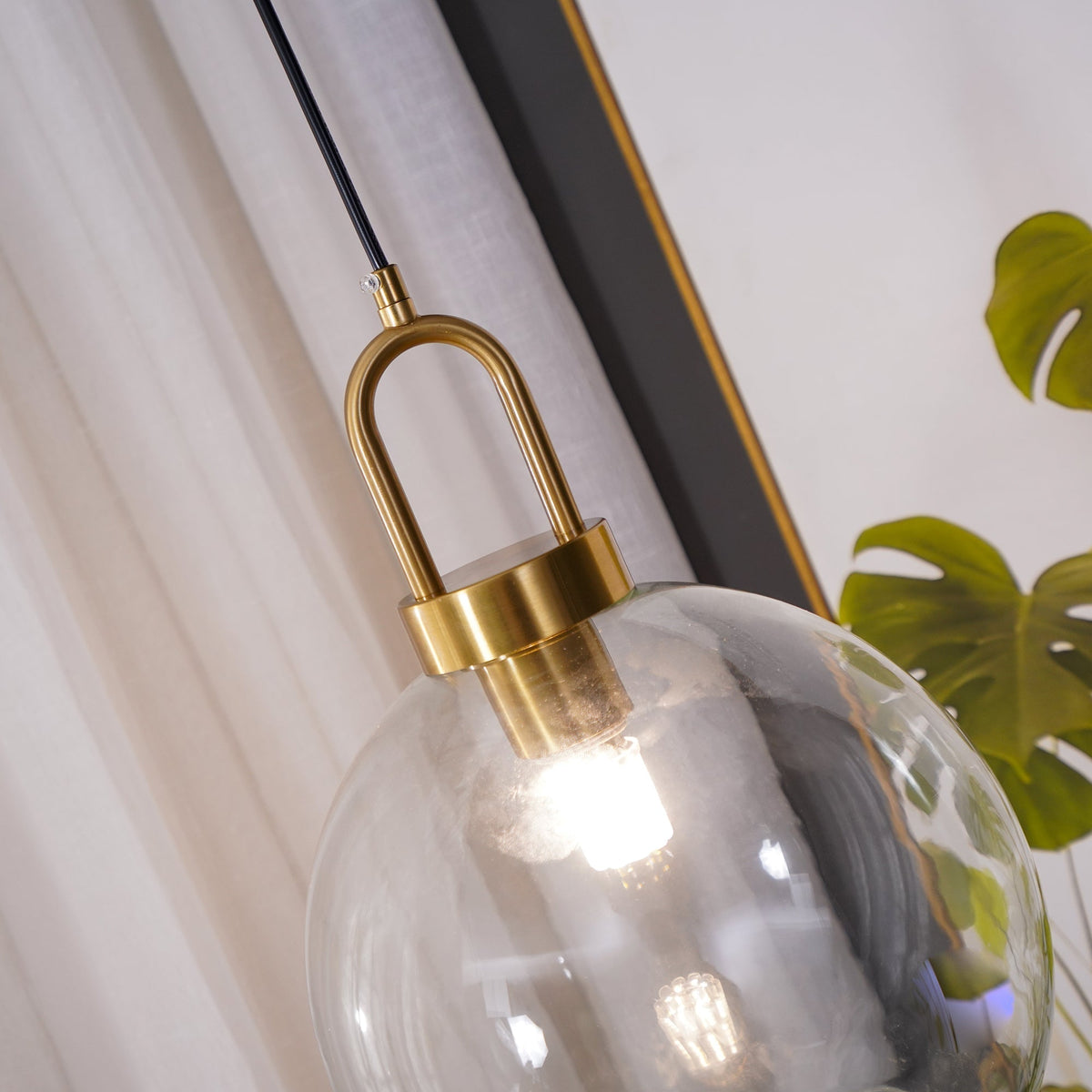 Eirisina hanglamp Pendulum met glazen kap