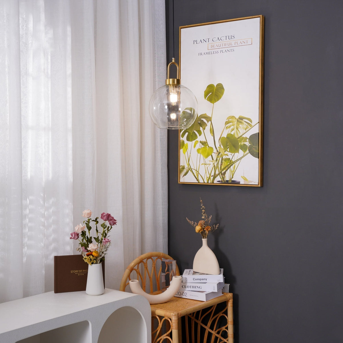 Sevelo hanglamp met matglas verstelbare ophanglengte