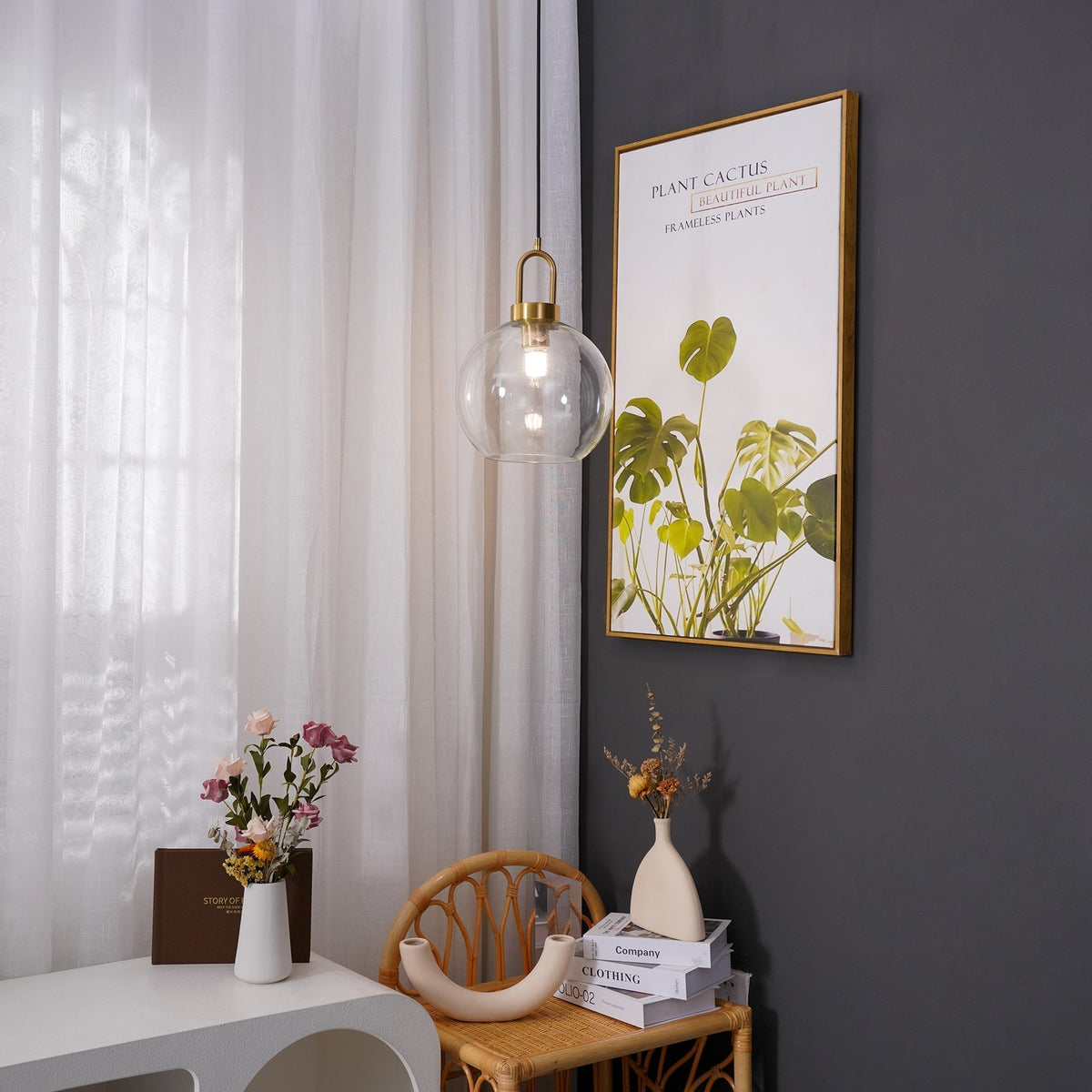Sevelo hanglamp met matglas verstelbare ophanglengte