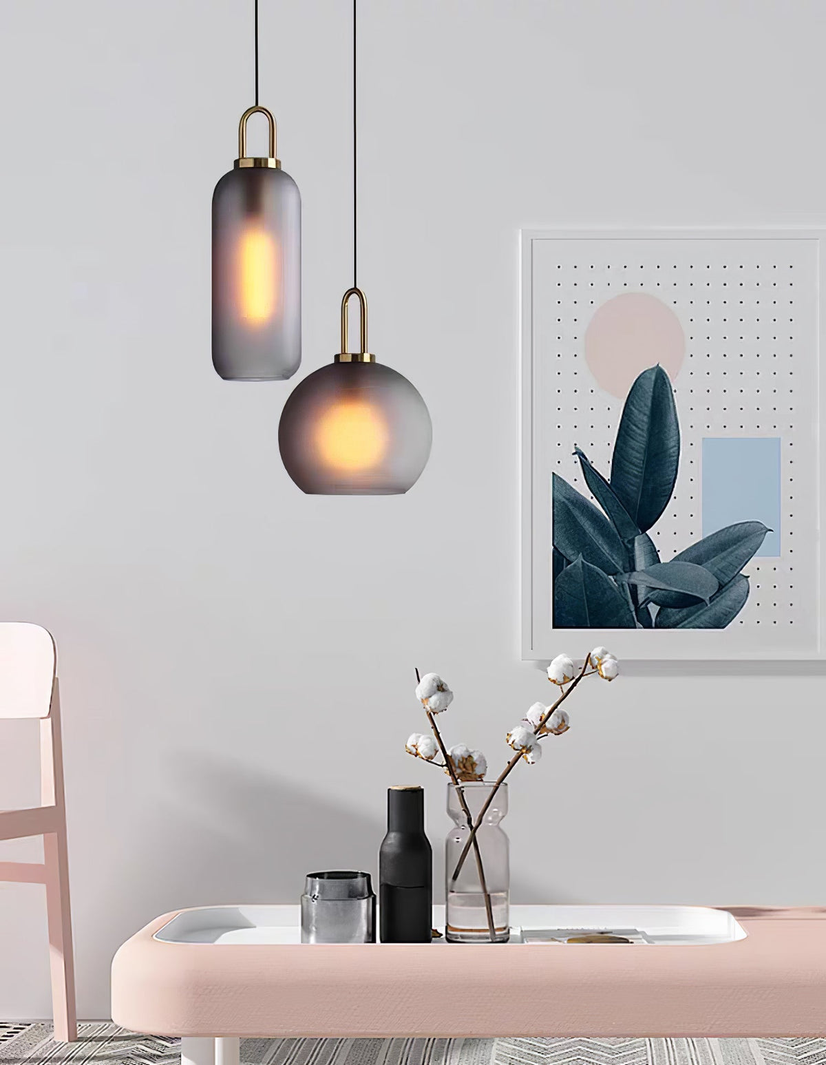 Sevelo hanglamp met matglas verstelbare ophanglengte