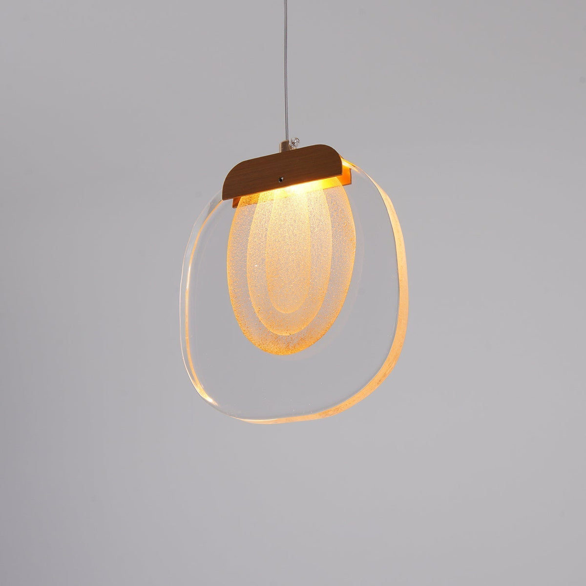 Avesia Minimalistische hanglamp van glas met Trede