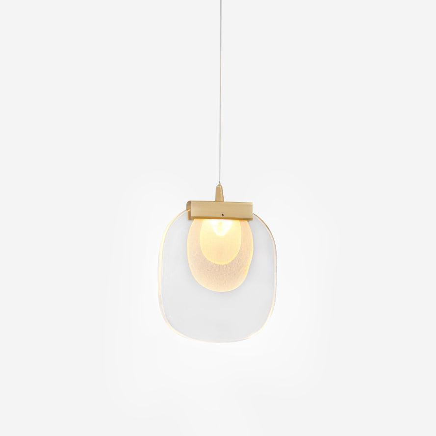 Avesia Minimalistische hanglamp van glas met Trede