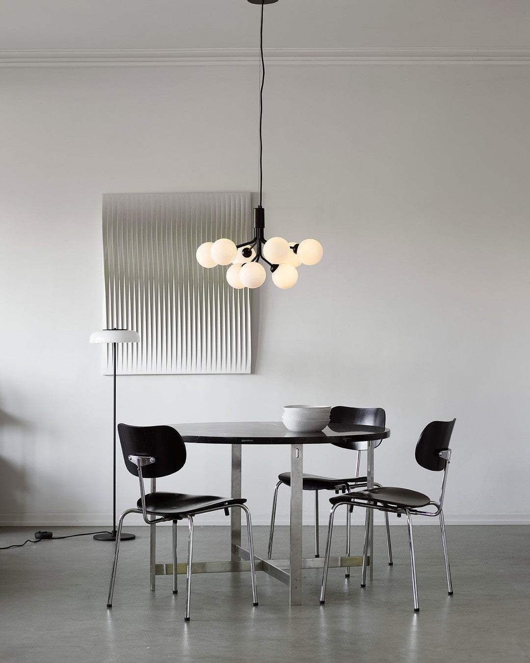 Eirelelle Hanglamp Glas cluster van glazen bollen Messing